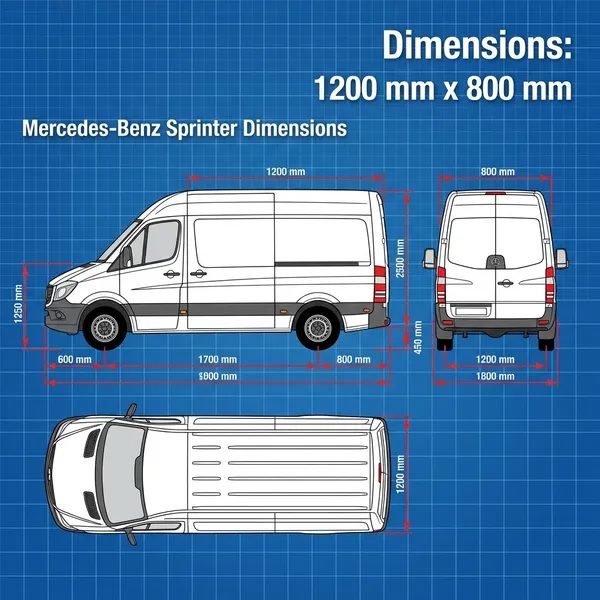 Mercedes Benz Sprinter Van Dimensions