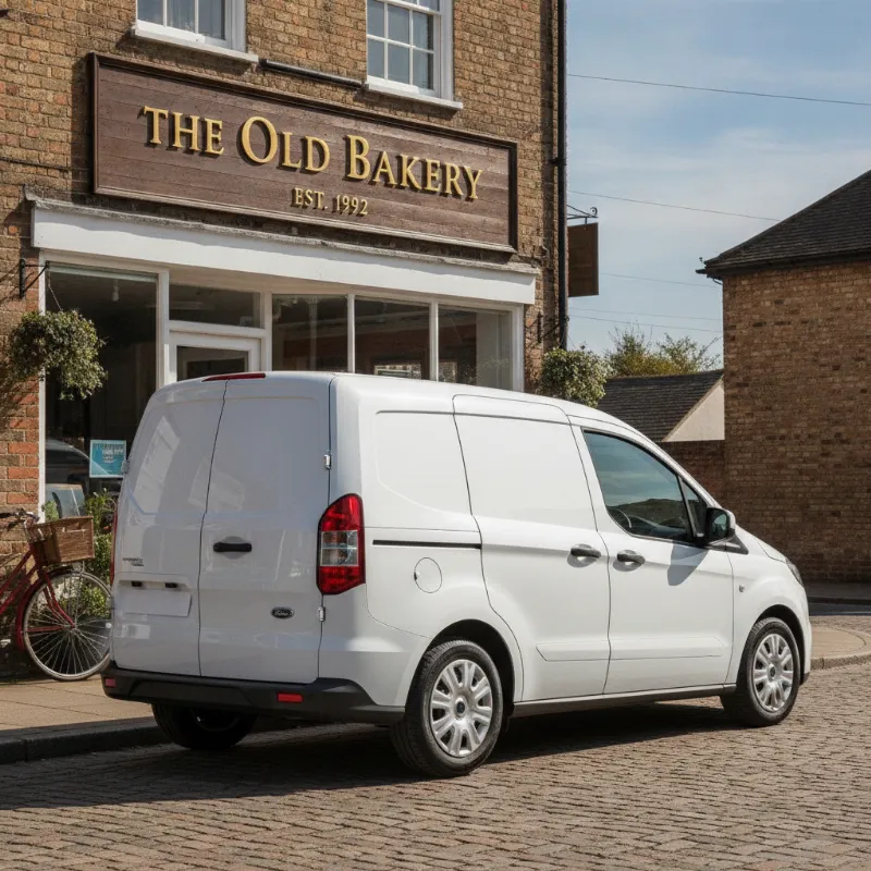 Ford Transit Courier — business-use scene