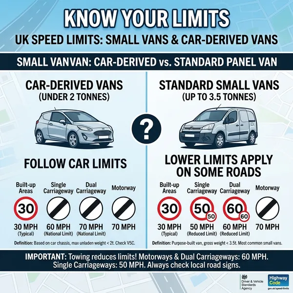 Speed Limits for Small VanVans UK