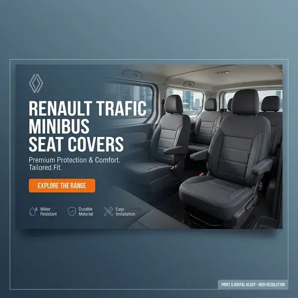 Renault Trafic Minibus Seat Covers